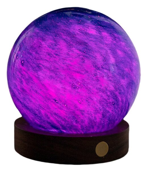 Светлинна декорация с USB в тъмно естествен цвят ø 8 cm Galaxy Breeze – Gingko