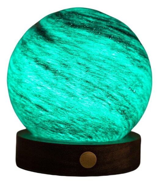 Тъмнокафява/в тъмно естествен цвят светлинна декорация с USB ø 8 cm Stellar Ocean – Gingko