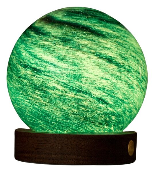 Тъмнокафява/в тъмно естествен цвят светлинна декорация с USB ø 8 cm Stellar Ocean – Gingko