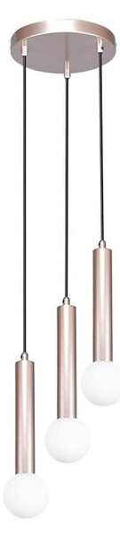 ITALUX PND-33574-3-CF - Полилей на кабел FILANO 3xG9/5W/230V розово злато