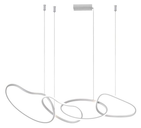 ITALUX PND-22412-S4-WH - LED подвесен полилей на кабел FONTE LED/60W/230V бял