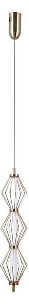 ITALUX PND-34403-3V-HBR - LED полилей на кабел SEVILLA LED/15W/230V 3000K златен