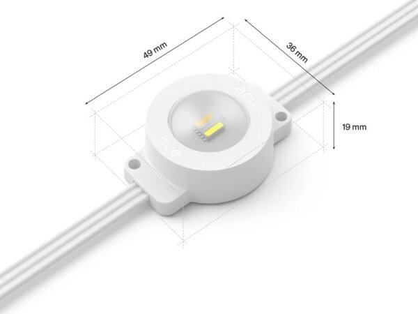 Philips - LED RGBW удължителна димируема външна гирлянда Hue FESTAVIA 16xLED 9m IP65