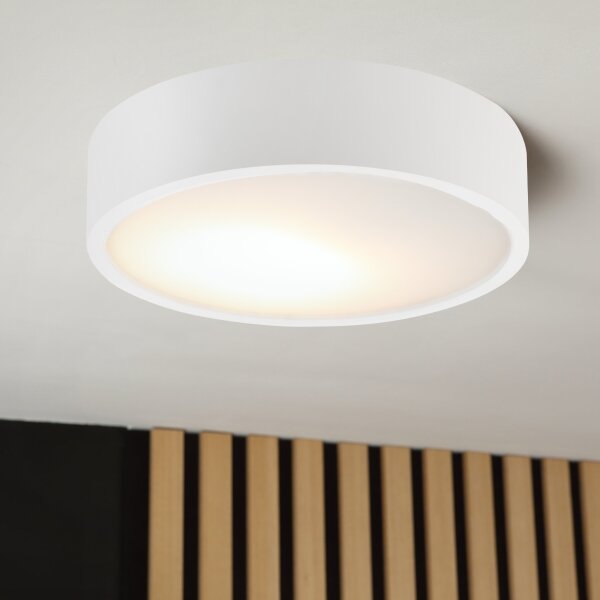 Плафон NATURAL 1xE27/15W/230V Ø 27,5 см бор/бял