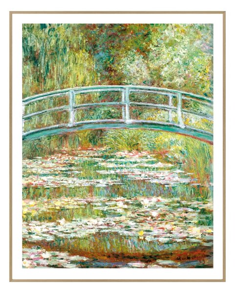 Картина 40x50 cm Monet: Japanese Footbridge – knor