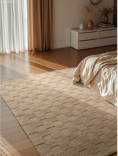 Кафяв ръчно изработен вълнен килим 120x170 cm Scala – Villeroy&Boch