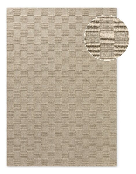 Бежов ръчно изработен вълнен килим 120x170 cm Scala – Villeroy&Boch