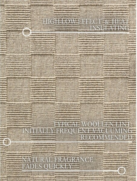 Бежов ръчно изработен вълнен килим 120x170 cm Scala – Villeroy&Boch