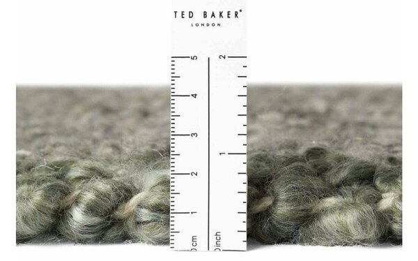Зелен ръчно изработен килим от букле 120x170 cm Notting Hill Portobello – Ted Baker