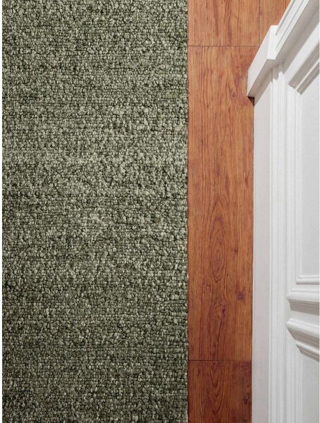 Зелена ръчно изработена пътека от букле 80x200 cm Notting Hill Portobello – Ted Baker