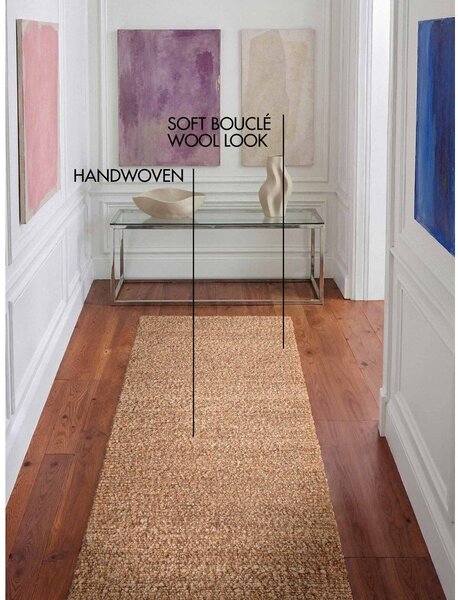 Бежова ръчно изработена пътека 80x300 cm Notting Hill Portobello – Ted Baker