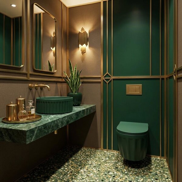Умивалник за плот DUO Matcha Matt