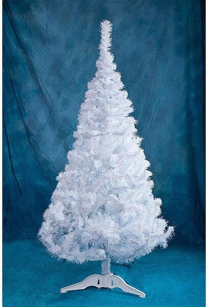 Изкуствена коледна елха - 220 cm, бяла