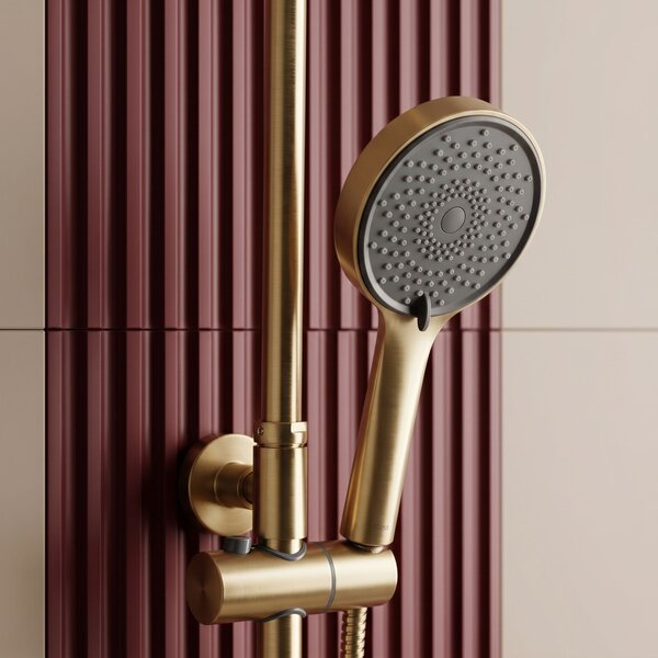 Комплект за душ Rea Avanti Brush Gold