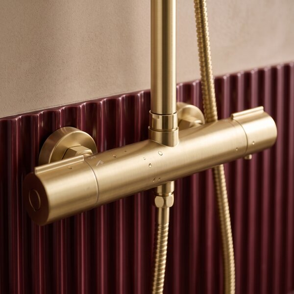 Комплект за душ Rea Avanti Brush Gold