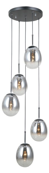 Висяща лампа MEOLO PND-40825-5-BK ITALUX