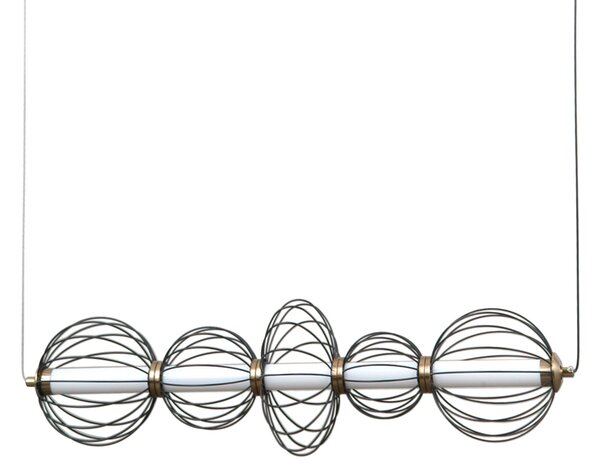 Висяща лампа RABEL PND-344221-5-BK ITALUX