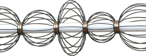 Висяща лампа RABEL PND-344221-5-BK ITALUX