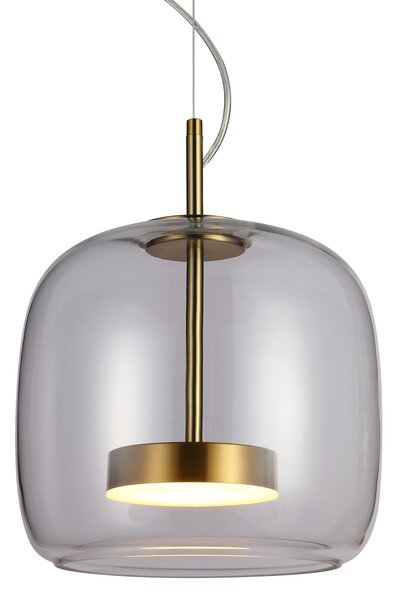 Висяща лампа CASTE PND-17760A-BRSS-CL ITALUX
