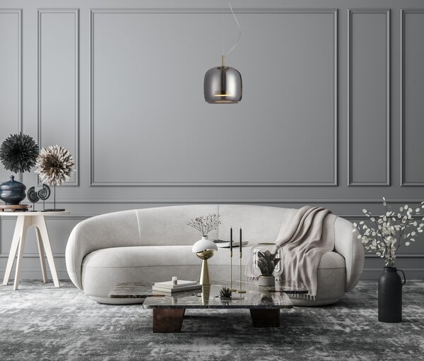 Висяща лампа CASTE PND-17760A-BRSS-SG ITALUX