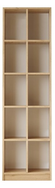 Библиотека, Otec, Pako World, естествен цвят, 51x25x180 см