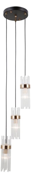Висяща лампа Taraso PND-40760-3-BK-HBR ITALUX