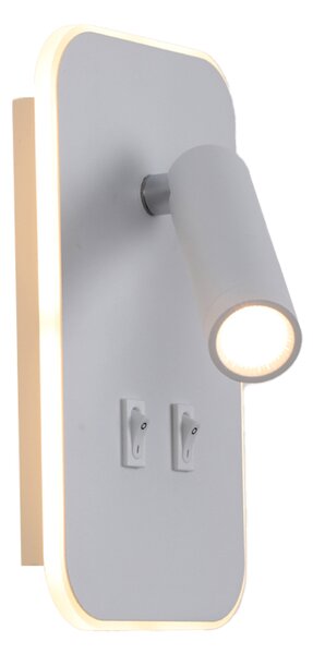 Стенна лампа NOVA WL-83957-1-WH ITALUX