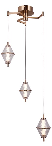 Висяща лампа FUENTE PND-34395-3-HBR ITALUX