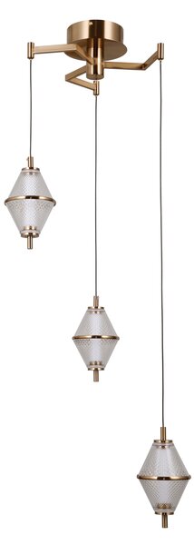 Висяща лампа FUENTE PND-34395-3-HBR ITALUX