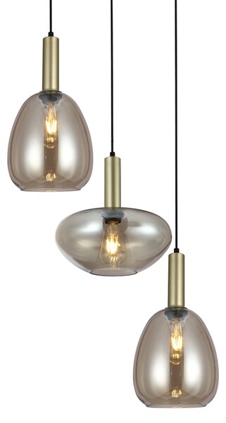 Висяща лампа GATER PND-23541-3-GD-CH ITALUX