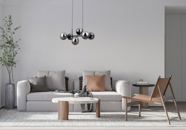 Висяща лампа MOLITE PND-1098-6-BK ITALUX