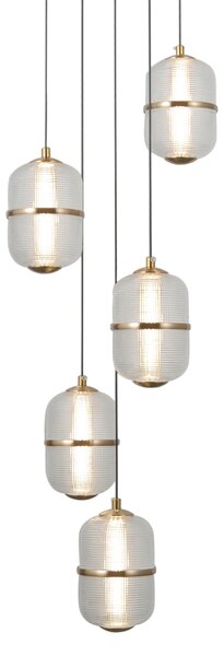 Висяща лампа ALANI PND-34375-5-BK ITALUX