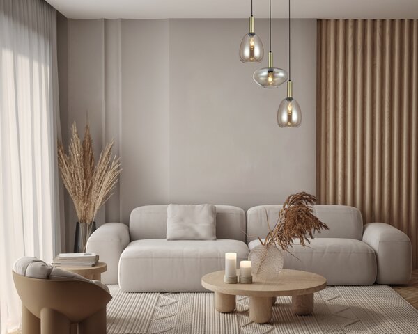 Висяща лампа GATER PND-23541-3-GD-CH ITALUX