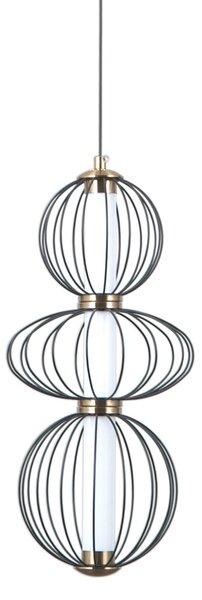 Висяща лампа RABEL PND-344221-3V-BK ITALUX