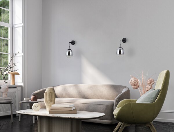 Стенна лампа MEOLO WL-40825-1-BK ITALUX