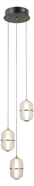 Висяща лампа ALANI PND-34375-3-BK ITALUX