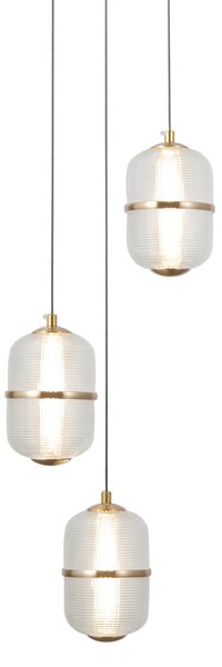 Висяща лампа ALANI PND-34375-3-BK ITALUX