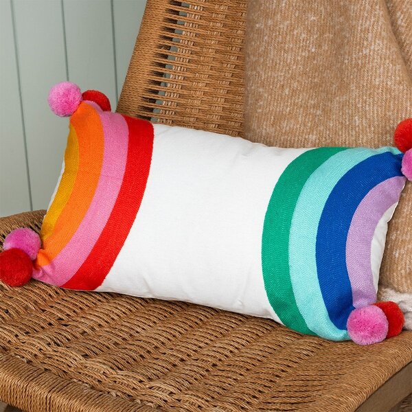 Детска възглавница със смес от памук 50x33 cm Rainbow – Rex London