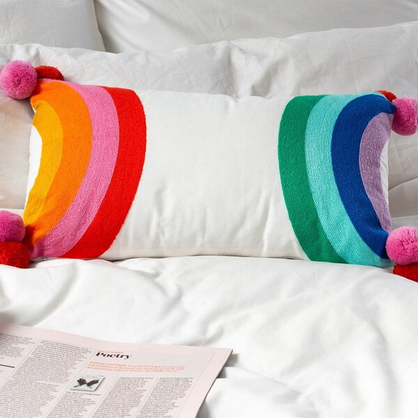 Детска възглавница със смес от памук 50x33 cm Rainbow – Rex London
