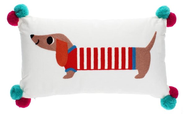 Детска възглавница със смес от памук 50x33 cm Sausage Dog – Rex London