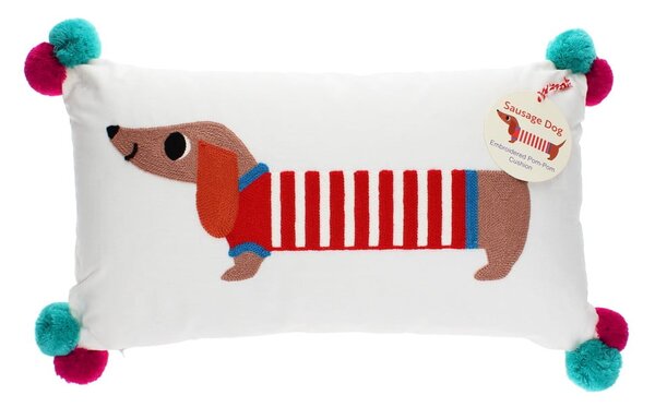 Детска възглавница със смес от памук 50x33 cm Sausage Dog – Rex London