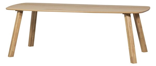 Трапезна маса от масивен дъб 100x220 cm Tablo – WOOOD