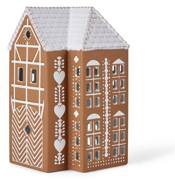 Керамичен свещник за чаена свещ Gingerbread Lighthouse – Kähler Design