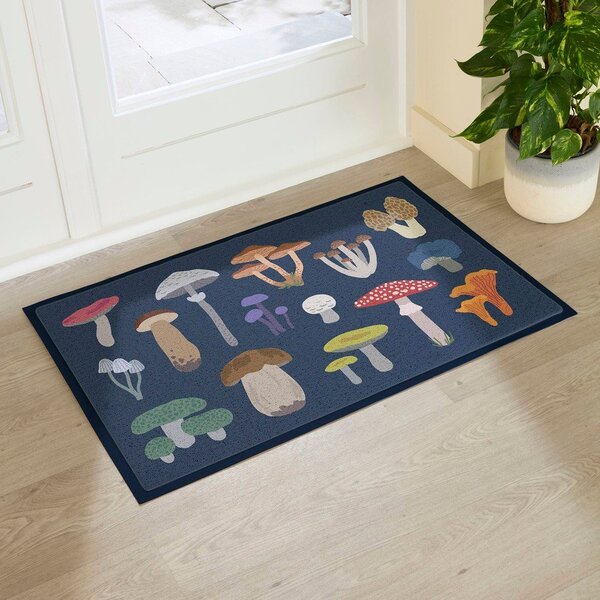 Изтривалка 40x70 cm Mixed Wild Mushroom – Artsy Doormats