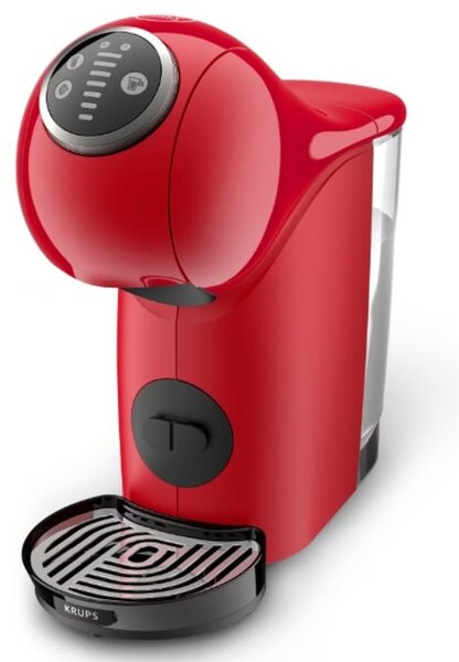 Кафемашина на капсули Krups Nescafe Dolce Gusto Genio S Plus, 1500W, 15 bar, 0.8 л. обем на резервоара за вода, червен
