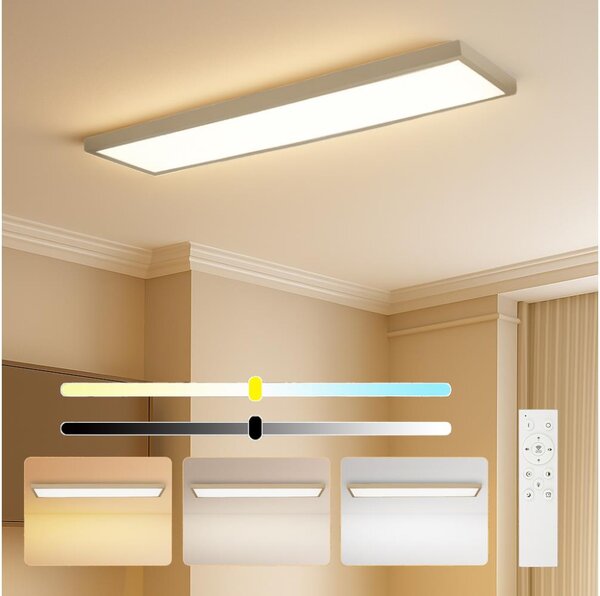 Brilagi-LED Димируемо осветително тяло за баня FRAME SMART LED/50W/230V 120x30 IP44 + дистанционно управление
