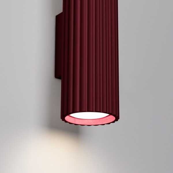 Brilagi - LED стенна лампа CRESTO 2xGU10/10W/230V 20 cm бордо