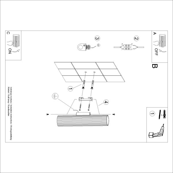 Brilagi - LED стенно осветително тяло CRESTO 2xGU10/10W/230V 30 см розово