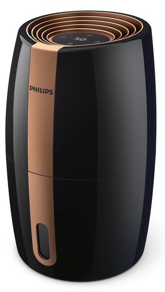 Овлажнител на въздух Philips HU2718/10, 17W, 2 l резервоар, подходящ за помещения с площ до 32m², 3 скорости, таймер, черен