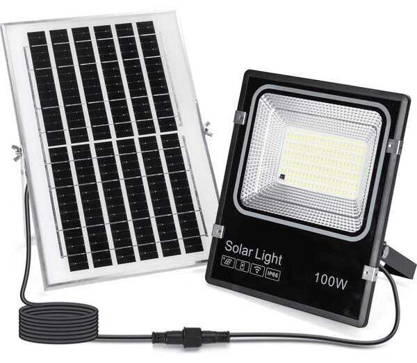 Aigostar-LED Соларен прожектор LED/100W/3,2V 2000mAh 3000K/4000K/6500K IP66 + с дистанционно управление